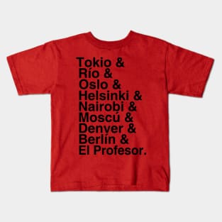 Helvetica red papel Kids T-Shirt